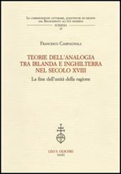 Teorie dell'analogia tra Irlanda e Inghilterra nel secolo XVIII. La fine dell'unità della ragione