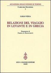 Relazioni del viaggio in Levante e in Grecia
