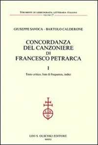 Image of Concordanza del Canzoniere di Francesco Petrarca: Testo critico, ...