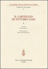 Il carteggio di Vittorio Cian