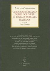 Che ogni italiano debba scrivere in lingua purgata italiana