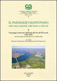 Il paesaggio mantovano nelle tracce materiali, nelle lettere e nelle arti. Atti del Convegno di studi (Mantova, 5-6 dicembre 2006). Vol. 5: Il paesaggio mantovano dall'Unità alla fine del XX secolo (1866-2000)  - Libro Olschki 2020, Miscellanea dell'Accademia Nazionale Virgiliana di Scienze Lettere e Arti | Libraccio.it