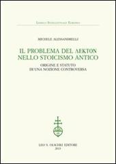 Il problema del lekton nello Stoicismo antico. Origine e statuto di una nozione controversa