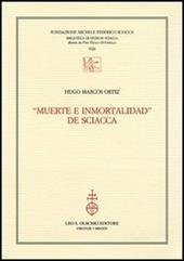 «Muerte e inmortalidad» de Sciacca