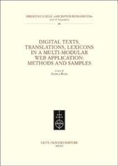 Digital texts, translations, lexicons in a multi-modular web application: methods and samples