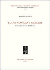 Edipo non deve nascere. Lettura delle Poésies di Mallarmé