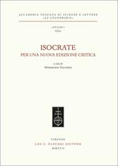 Isocrate. Per una nuova edizione critica