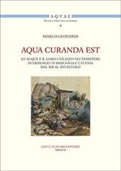 Aqua curanda est. Le acque e il loro utilizzo nei territori di Friburgo in Brisgovia e Catania dal XIII al XVI secolo