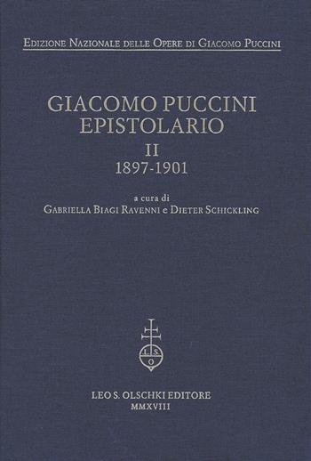 Giacomo Puccini. Epistolario. Vol. 2: 1897-1901  - Libro Olschki 2019 | Libraccio.it