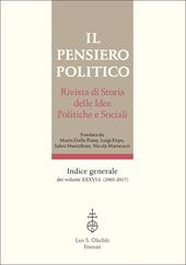 Il pensiero politico. Indice generale dei volumi 36-50 (2003-2017)
