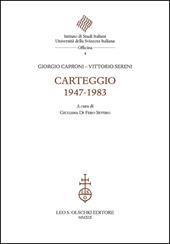 Carteggio 1947-1983