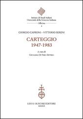 Carteggio 1947-1983