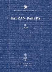 Balzan Papers (2020). Vol. 3