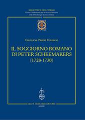 Il soggiorno romano di Peter Scheemakers (1728-1730)