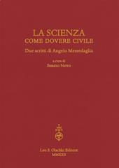 La scienza come dovere civile. Due scritti di Angelo Messedaglia