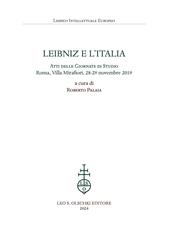 Leibniz e l'Italia. Atti delle giornate di studio (Roma, Villa Mirafiori, 28-29 novembre 2019)