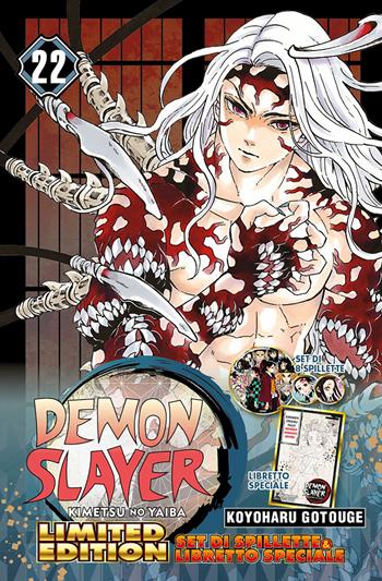 Demon slayer. Kimetsu no yaiba. Limited edition. Con libretto. Con 8 spillette. Vol. 22 - Koyoharu Gotouge - Libro Star Comics 2023, Big | Libraccio.it
