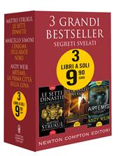 3 grandi bestseller. Segreti svelati: Le sette dinastie-L'enigma dell'abate nero-Artemis. La prima città sulla luna