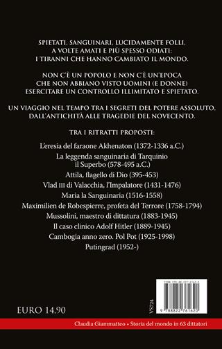 Storia del mondo in 63 dittatori - Claudia Giammatteo - Libro Newton Compton Editori 2025, I volti della storia | Libraccio.it