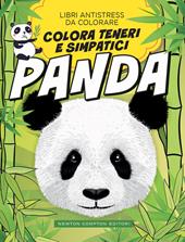 Colora teneri simpatici panda. Libri antistress da colorare