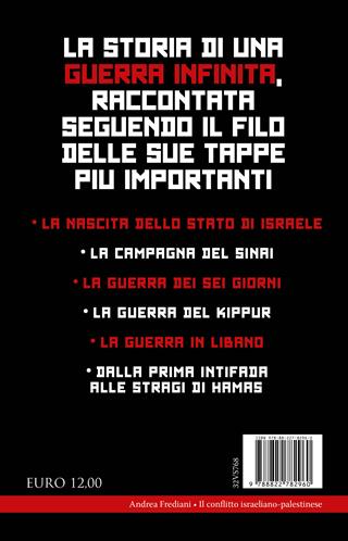 Il conflitto israeliano-palestinese. Alle origini di una guerra infinita. Dalla nascita dello stato di Israele alla guerra del Kippur, dalla prima Intifada alle stragi di Hamas - Andrea Frediani - Libro Newton Compton Editori 2023, I volti della storia | Libraccio.it