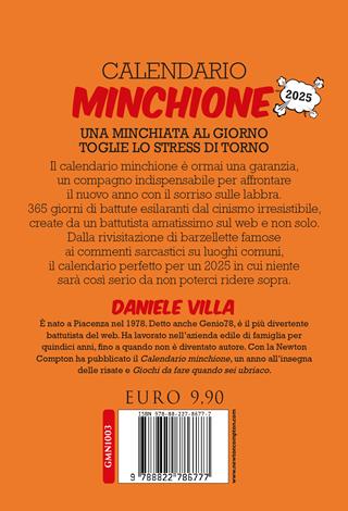 Calendario minchione 2025 - Daniele Villa - Libro Newton Compton Editori 2024, Grandi manuali Newton | Libraccio.it