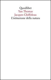 L' istituzione della natura