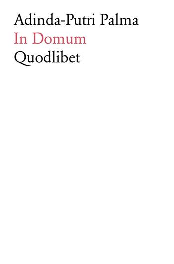 In domum. Ediz. illustrata - Palma Adinda-Putri - Libro Quodlibet 2020, Cataloghi di mostre | Libraccio.it