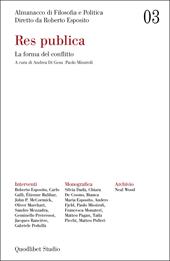 Almanacco di filosofia e politica (2021). Vol. 3: Res publica. La forma del conflitto.