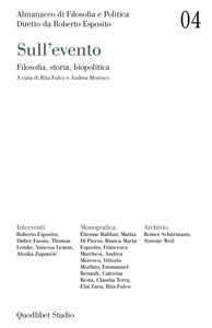 Image of Almanacco di filosofia e politica. Vol. 4: Sull'evento. Filosofia...