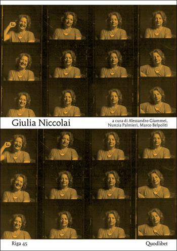 Riga 45. Giulia Niccolai  - Libro Quodlibet 2023, Riga | Libraccio.it