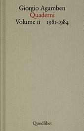 Quaderni. Vol. 2: 1981-1984