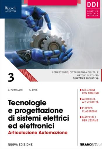 Tecnologie e progettazione di sistemi elettrici ed elettronici. Automazione. Con Hub young e Hub kit . Con e-book. Con espansione online. Vol. 3 - Enea Bove, Giorgio Portaluri - Libro Tramontana 2020 | Libraccio.it