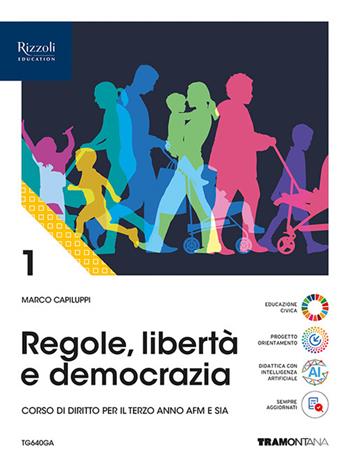 Regole, libertà e democrazia. Per le Scuole superiori. Vol. 1 - Marco Capiluppi - Libro Tramontana 2025 | Libraccio.it