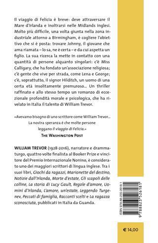 Il viaggio di Felicia - William Trevor - Libro Guanda 2023, Tascabili Guanda. Narrativa | Libraccio.it