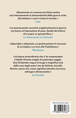 La quarta parete - Sorj Chalandon - Libro Guanda 2024, Narratori della Fenice | Libraccio.it
