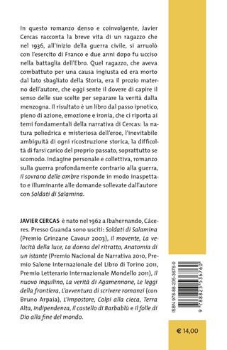Il sovrano delle ombre - Javier Cercas - Libro Guanda 2026, Le Fenici | Libraccio.it