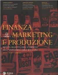 Finanza marketing e produzione (2001). Vol. 4  - Libro EGEA 2003 | Libraccio.it