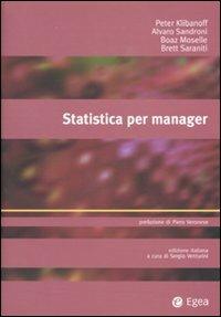 Statistica per manager  - Libro EGEA 2010, Alfaomega | Libraccio.it