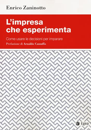 L' impresa che esperimenta. Come usare le decisioni per imparare - Enrico Zaninotto - Libro EGEA 2021, Studi & ricerche | Libraccio.it