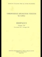 Corrispondenze diplomatiche veneziane da Napoli: dispacci. Vol. 7