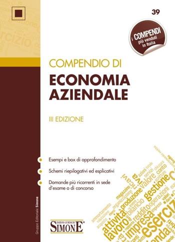 Compendio di economia aziendale  - Libro Edizioni Giuridiche Simone 2013, Compendi | Libraccio.it