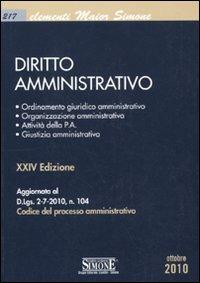 Elementi di diritto amministrativo  - Libro Edizioni Giuridiche Simone 2010, Elementi maior | Libraccio.it