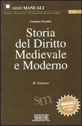 Storia del diritto medievale e moderno