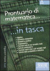 Prontuario di matematica  - Libro Edizioni Giuridiche Simone 2007, In tasca | Libraccio.it