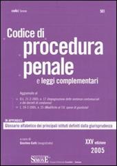 Codice di procedura penale e leggi complementari