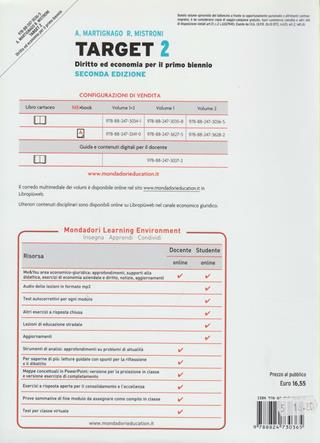 Target. Italia-Europa. Diritto ed economia. Per il biennio delle Scuole superiori. Vol. 2 - Annaluisa Martignago, Roberta Mistroni - Libro Scuola & Azienda 2010 | Libraccio.it