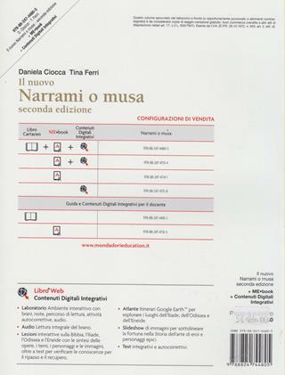 Narrami o musa. Con e-book. Con espansione online - Ciocca, Simona Ferri - Libro Mondadori Scuola 2014 | Libraccio.it