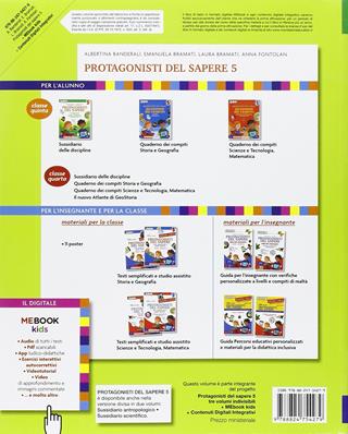 Protagonisti del sapere. Sussidiario unico. Quaderno antropologico-Quaderno scientifico. Con e-book. Con espansione online. Vol. 2 - Emanuela Bramati, Laura Bramati, Anna Fontolan - Libro Mondadori Scuola 2016 | Libraccio.it