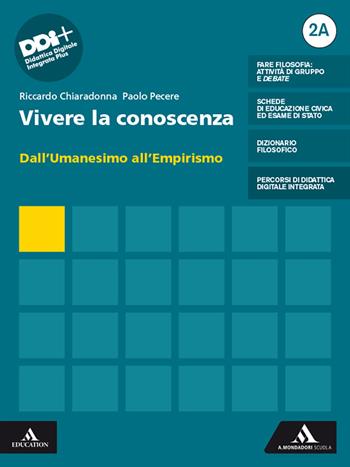 Vivere la conoscenza. Con Mappe, Filosofia per tutti. Con e-book. Con espansione online. Vol. 2A-2B: Dall'Umanesimo all'Empirismo-Dall'Illuminismo a Hegel - Riccardo Chiaradonna, Paolo Pecere - Libro Mondadori Scuola 2022 | Libraccio.it